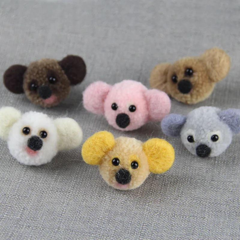 12 шт ручной работы шерсть войлок пом коала иглы Войлок Мультфильмы для DIY модные