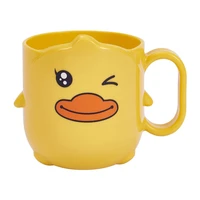 baby drinking cup cute yellow duck drinking cup drink tableware kawaii childrens teeth scaling cup mouth cup