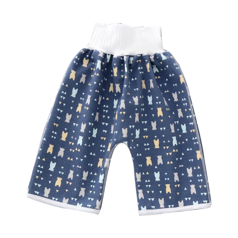 

Comfy Child Diaper Skirt Shorts 2 in 1 Washable Cotton Potty Training Nappy Pant