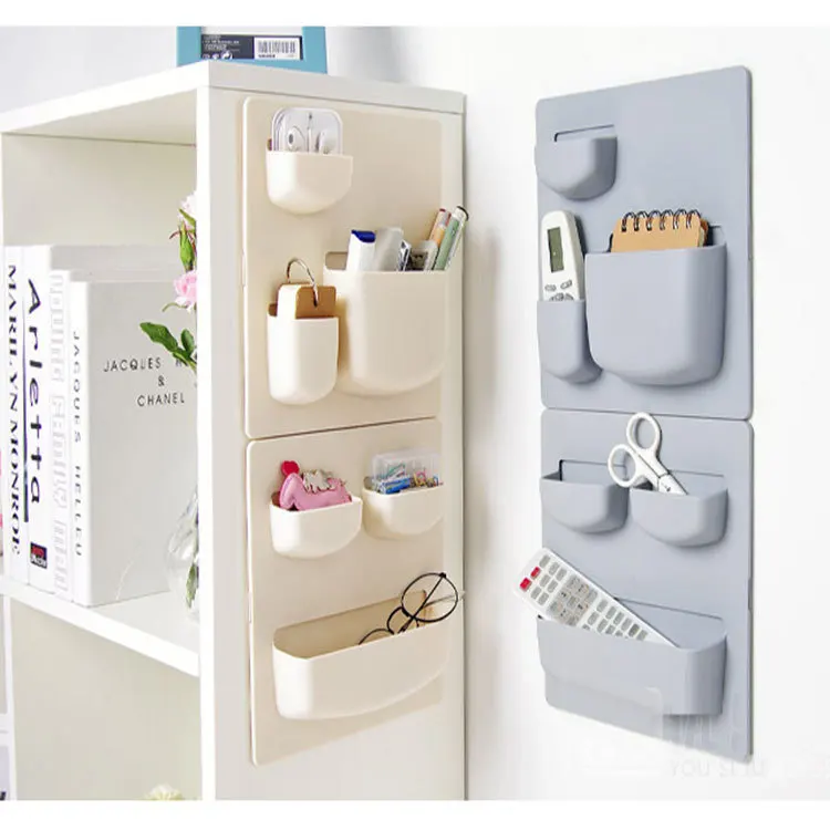 

Home Storage Wall Suction Cup Plastic Storage Rack Cosmetic Toiletries Sundries Storage Holder Bathroom Organizer Home Supplies