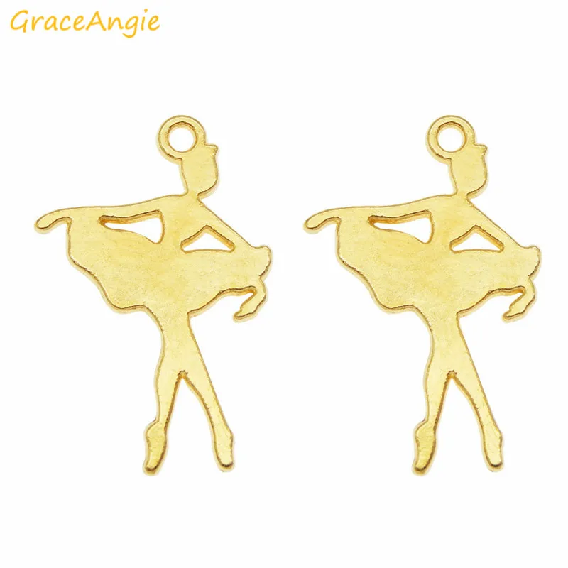 

Подвеска для ожерелья, браслета, золотые серьги-подвески, подвески для девушки, 20 шт.