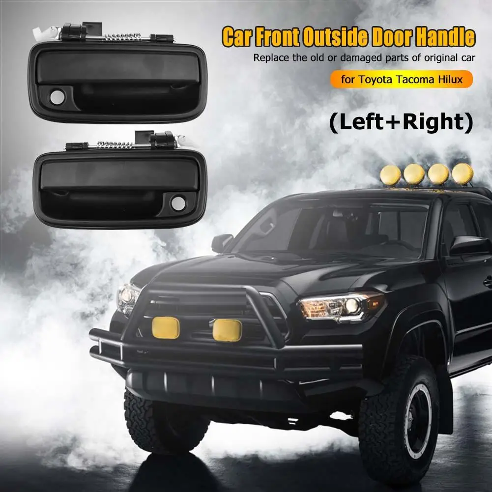 

Car ABS+Iron Front Left Right Outside Exterior Door Handle Replacement for Toyota Tacoma 1995-2004 Hilux 2004-2012 6921035070