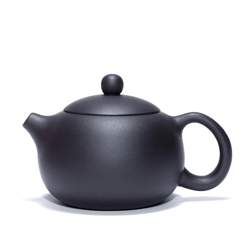 

Xishi purple clay teapot raw material black mud master handmade tea set