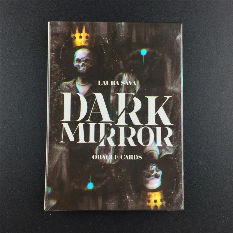 Карты Tarot темные зеркальные карты с изображением оркула настольные для