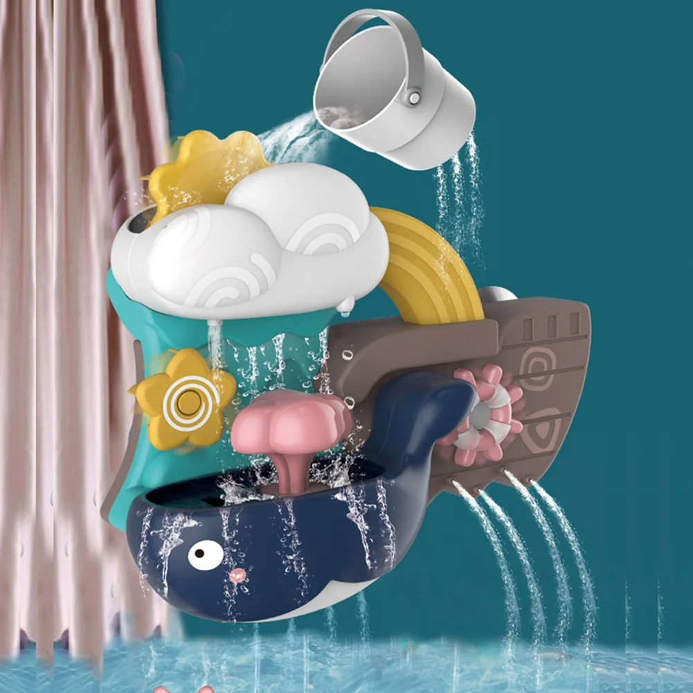 Игрушки для ванны, трубопровод с распылителем воды, душевая игра, слон, детская игрушка для ванны, детская игрушка для купания в ванной комна...