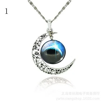 Модное ожерелье звезда луна милое с каменной звездой для девушек много случаев