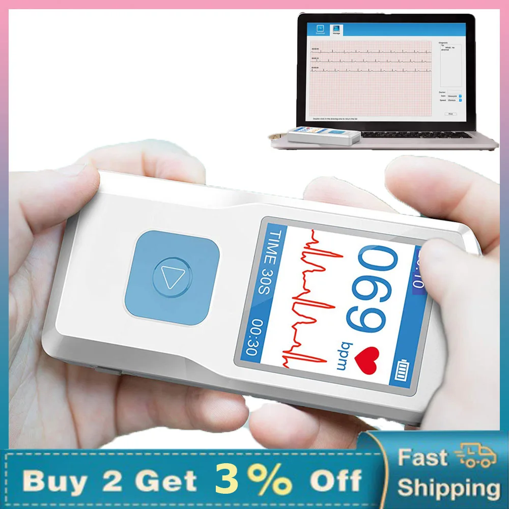 

Ручной пульсометр с ЖК-дисплеем, совместимый с Bluetooth