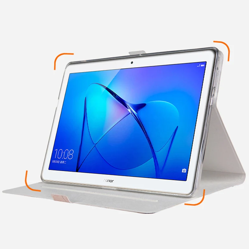 Силиконовый чехол для Huawei MediaPad M5 Lite 10 флип планшета BAH2 W09/W19/L09 1 дюйма умная