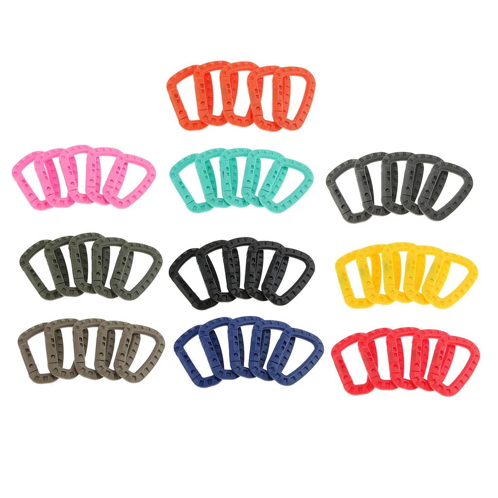 5 шт. Карабин D Ring брелок зажим крюк Молл Кемпинг Пряжка оснастки