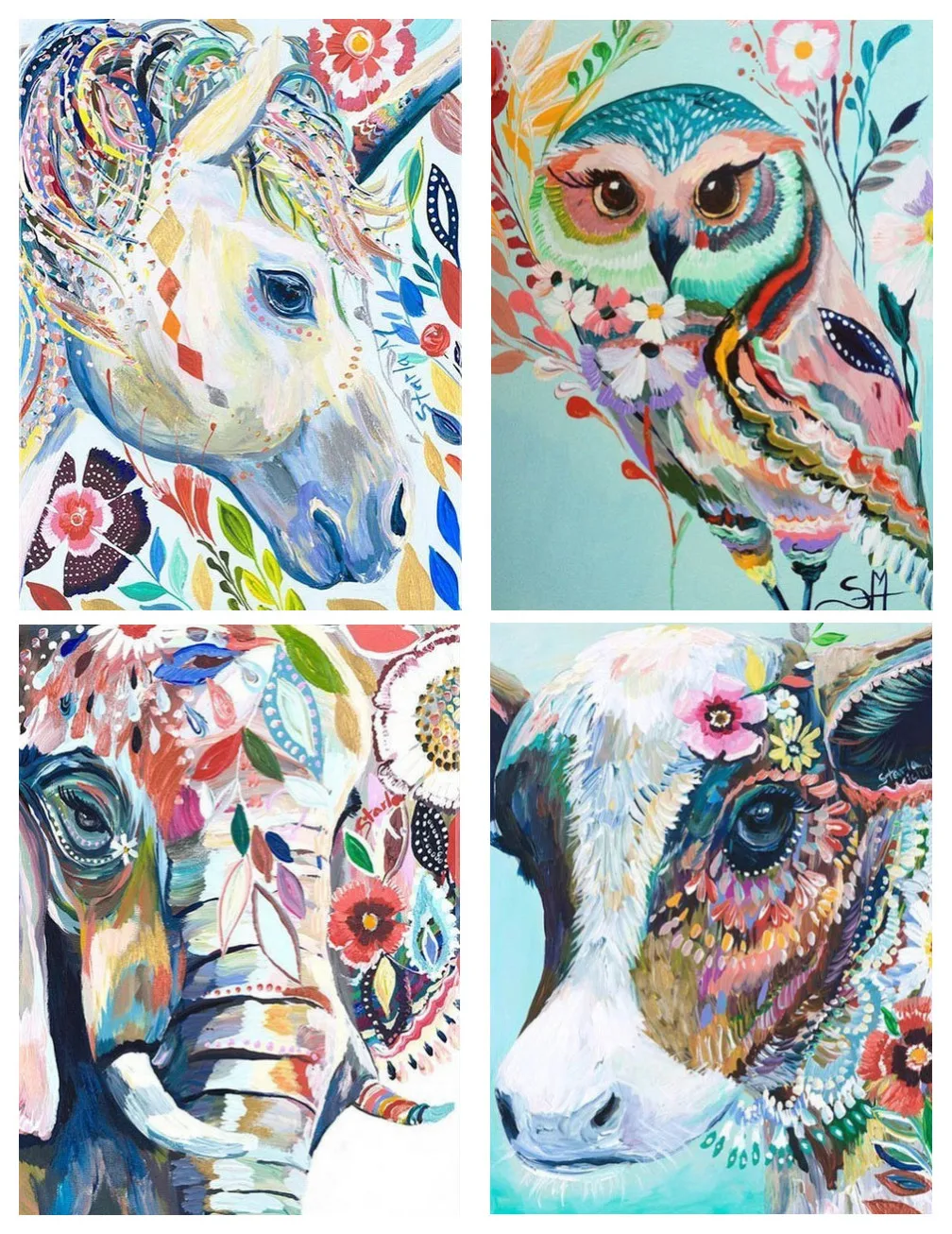 DIY Diamond Embroidery Animals Dogs Painting Cross stitch Home Decoration birthday present Christmas gift | Дом и сад