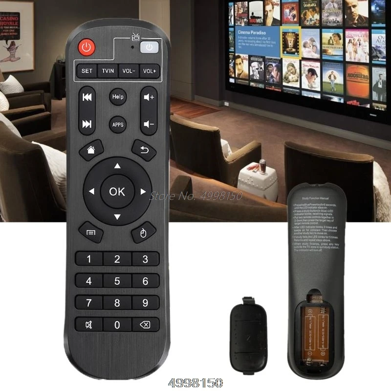 H96 для ANdroid TV Box пульт дистанционного управления H96/H96 PRO/H96 PRO +/H96 MAX H2/X96 Прямая