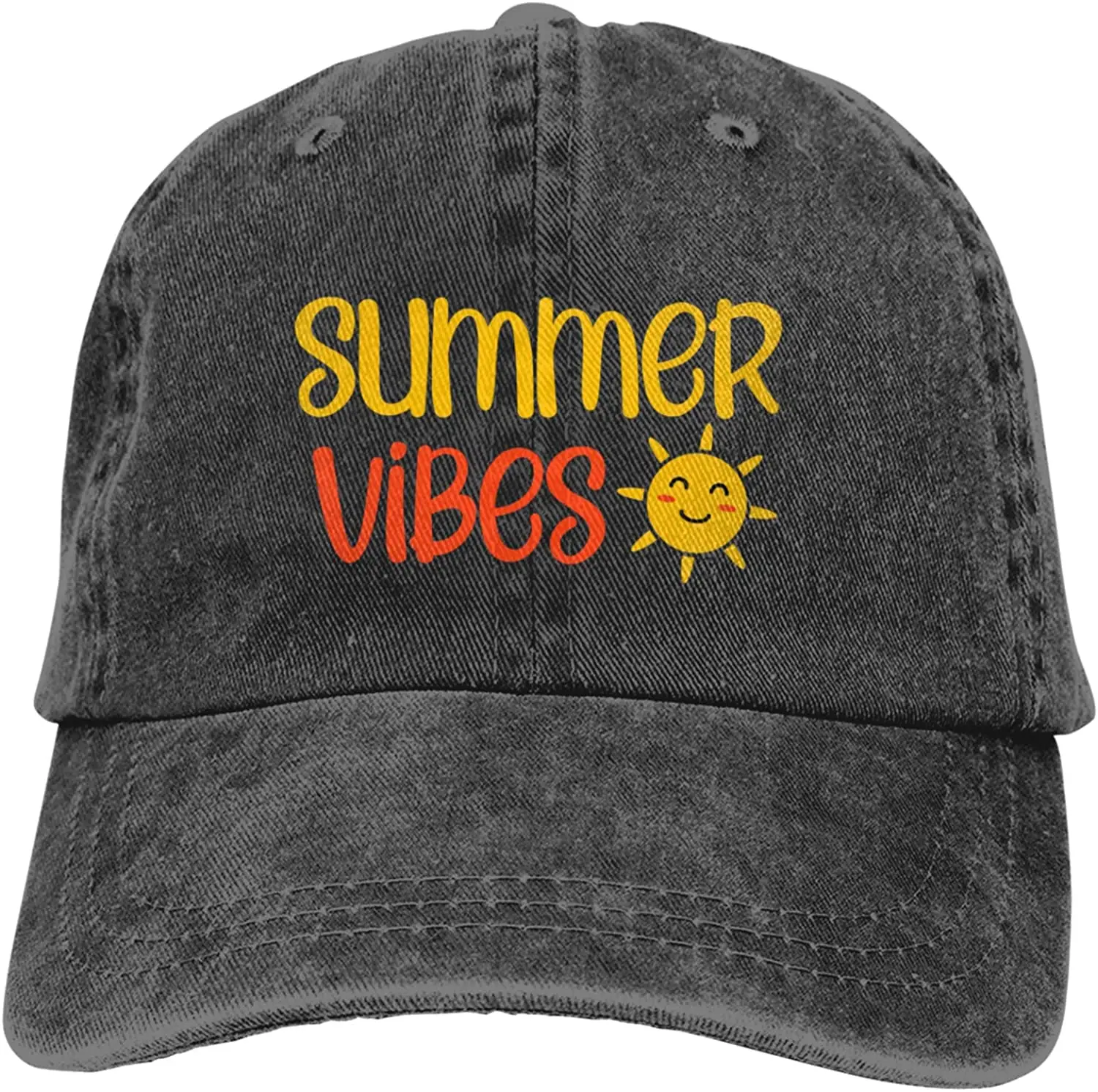 

Summer Vibes Customized Printed Pattern Adjustable Unisex Baseball Cowboy hat