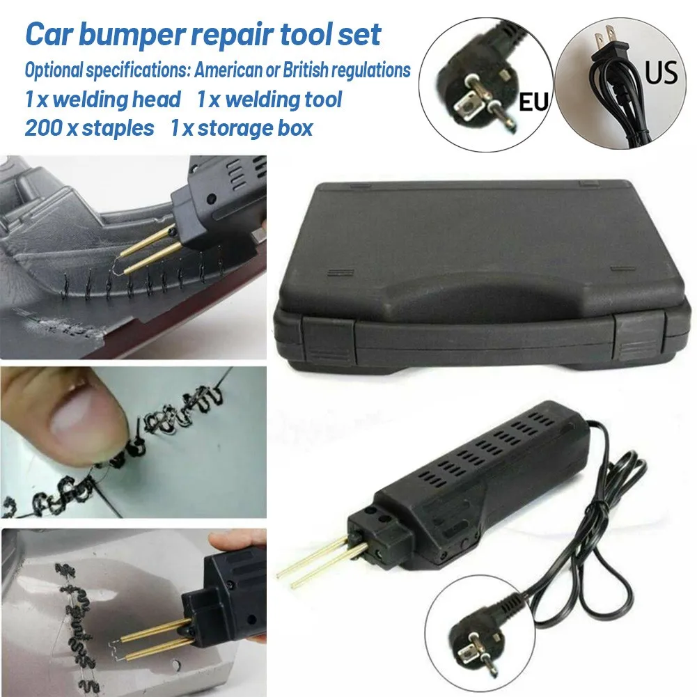 

50W AC 220V/110V Plastic Welder Car Repair Tool Hot Stapler Tool PVC Bumper Garage Machine Kit For Repair Cracked Bumpers