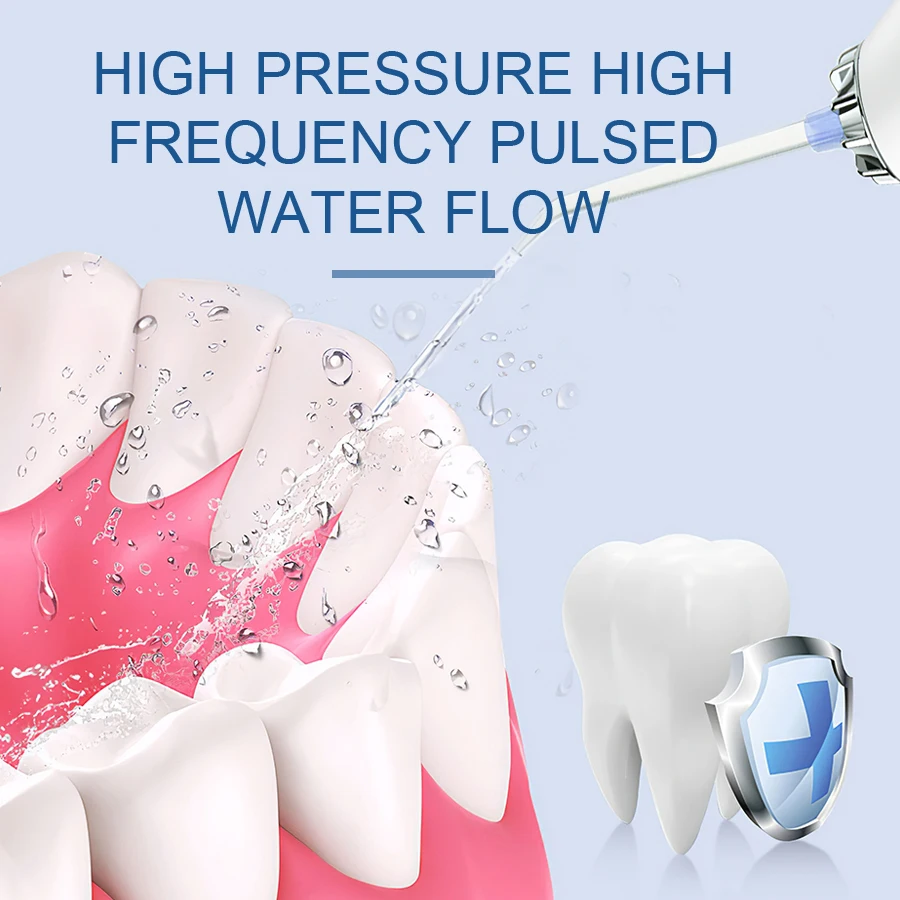 H20floss ирригатор для полости рта портативный водный ирригатор зубная нить 5 режимов USB перезаряжаемая струя воды 300 мл очиститель зубов