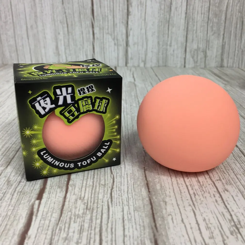 

Stress Relief Balls Colorful Soft Foam TPR Squeeze Balls Toys for Kids Children Adults Stress Relief Funny Toys Luminous Elastic