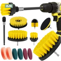 electric brush set attachment power scrubber cleaning tool kit for grout tile sealant kitchen bathroom tub toilet surface