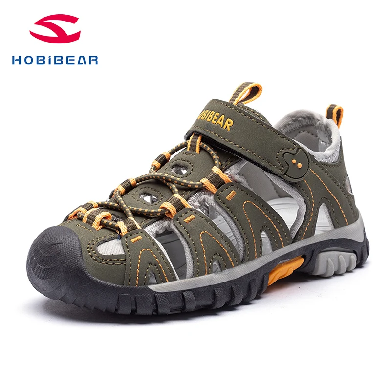 Сандалии для мальчиков Сезон лето Новинка 2020 года Модная детская обувь с мягкой