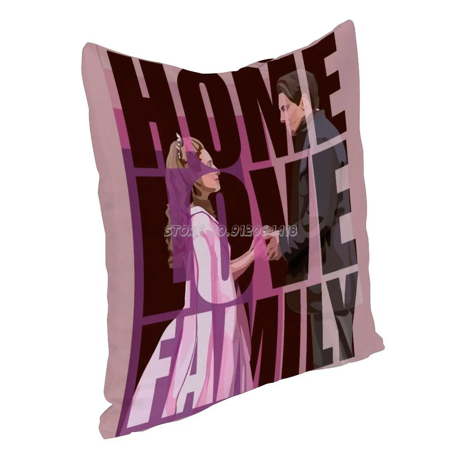 Домашняя Любовь Семья (с цитатами) подушка искусственный фон наволочки