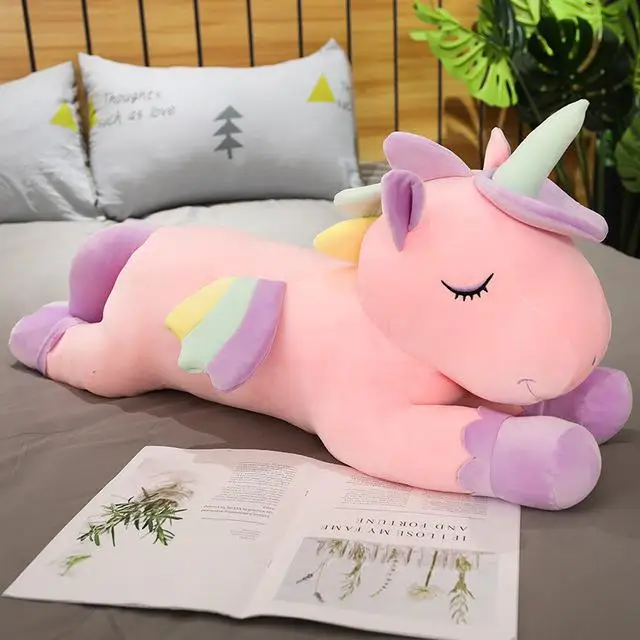 Горячие подушки Подушка для дивана красочные Pegasus Подушка Ангел единорог плюшевые игрушки куклы для детей подарок на день рождения подарки на день Святого Валентина - Цвет: C