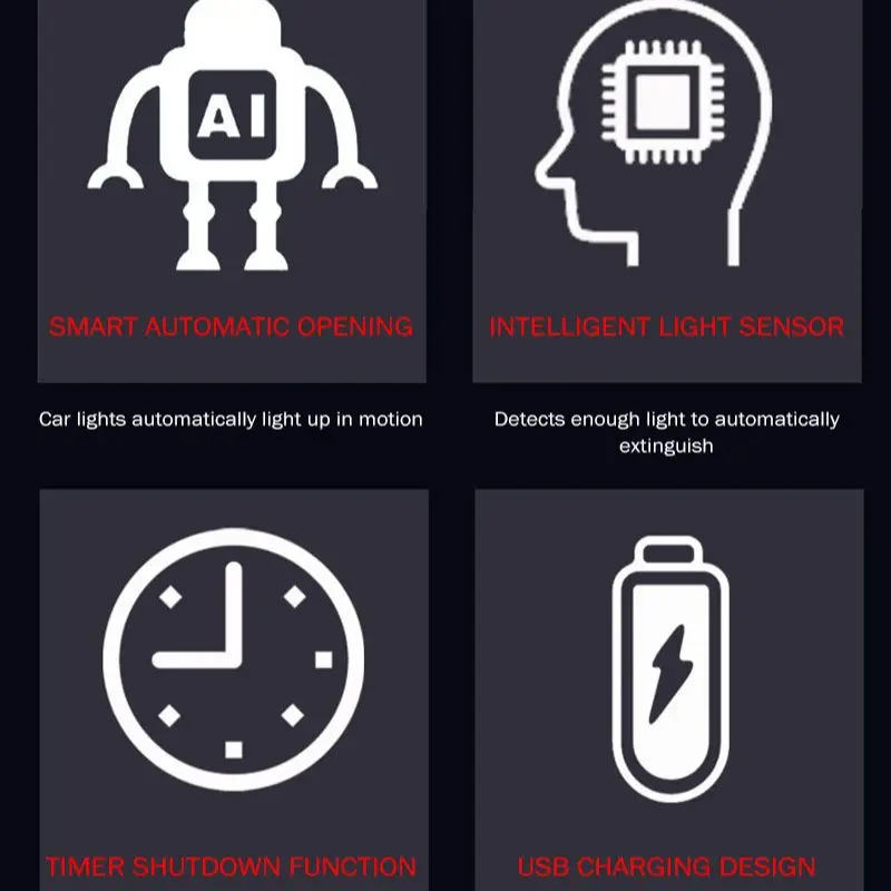 Детский автоматический фонарь для велосипедных колес умный задний с USB