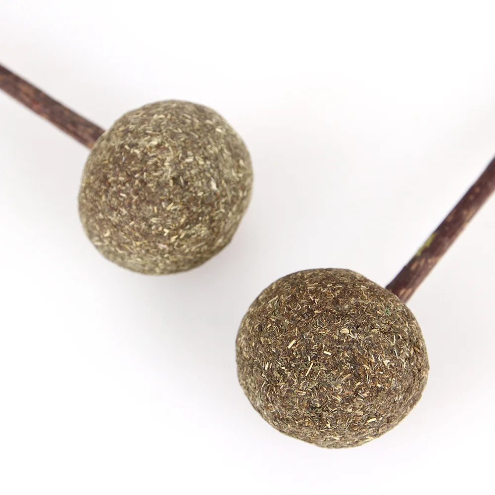 Игрушка для кошек натуральные растения удочка прикуса шлифовальная чистка зубов