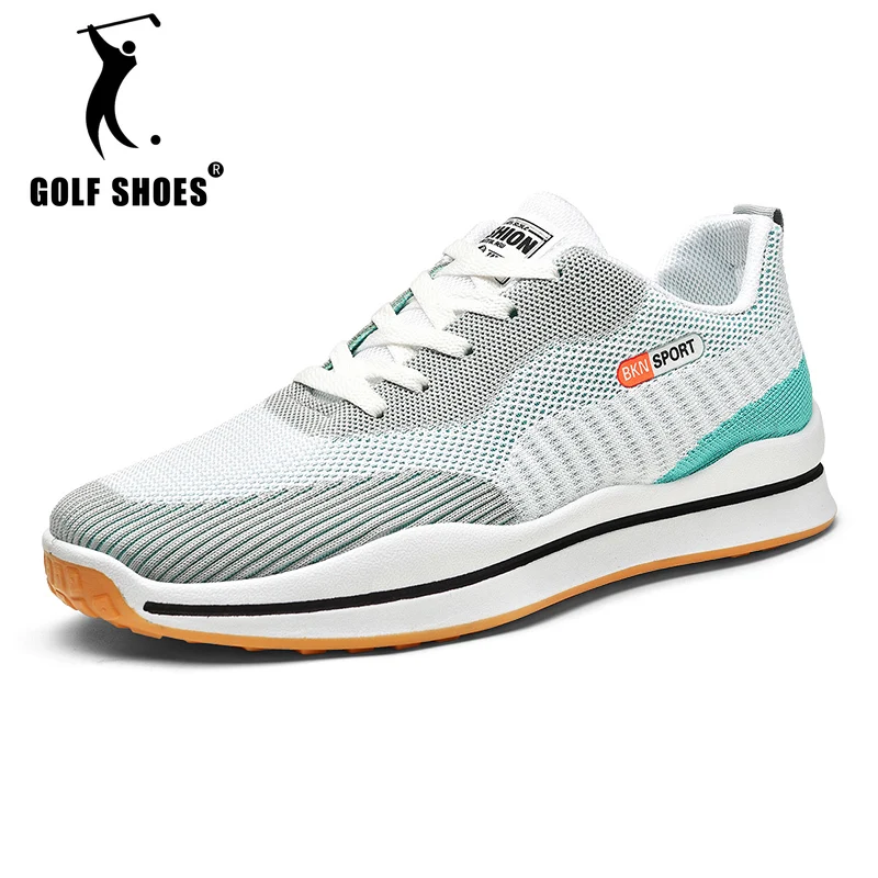 

New Arrival Men Golf Sneakers Mesh Breathable Men Golf Shoes Designer Golf Training Mens Anti-Slip Gym Shoes for Man