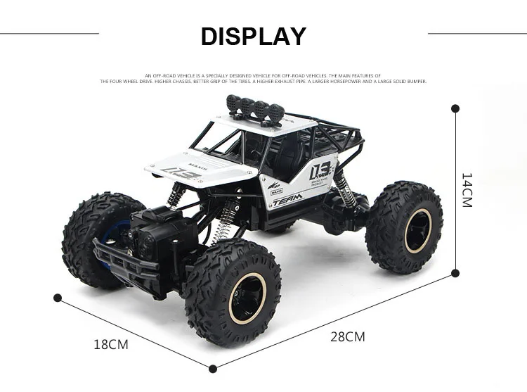 1:16 4WD четырехколесные радиоуправляемые автомобили 2 4G игрушки багги 2019