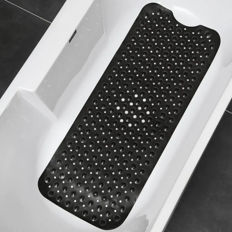 

Extra Long Bath Mat Massage Safety Shower Bathtub Mats Non Slip Bathroom Floor Mat for Kids/Elderly /Disabled WJ817