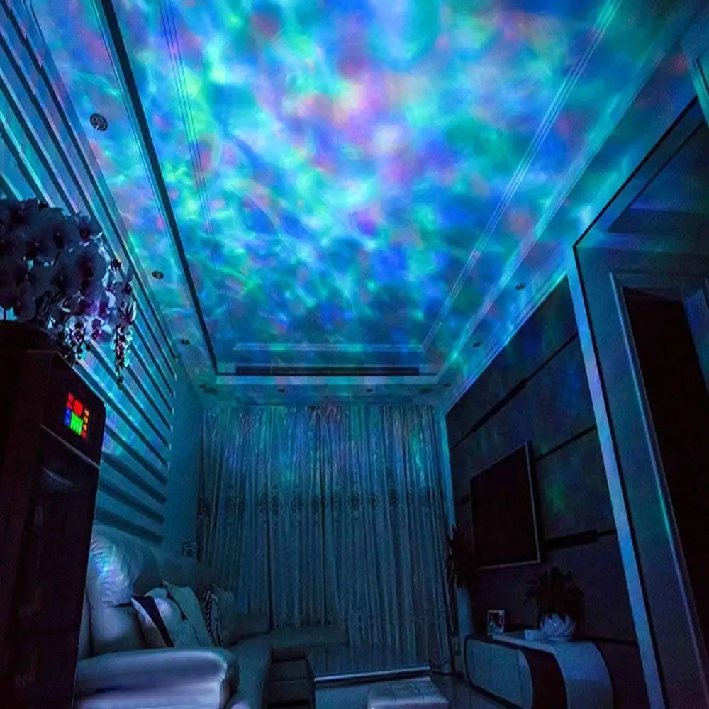 Проектор океанской волны светодиодный ночсветильник с дистанционным