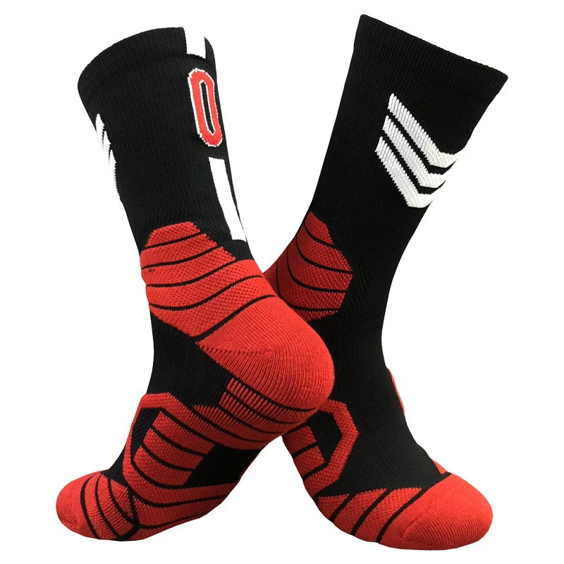 Качественные баскетбольные носки мужские для бега спортивные нескользящие