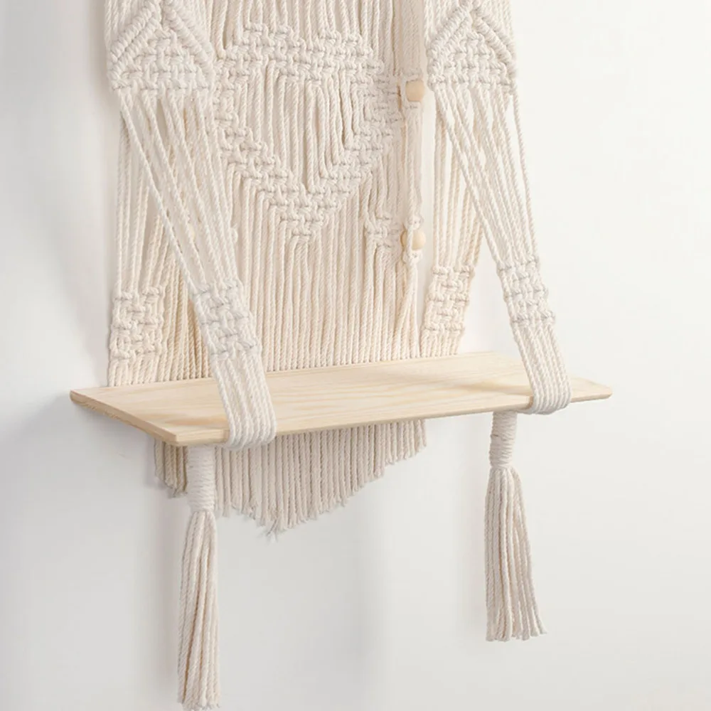 1 шт. в богемном стиле тканые стеллажи для выставки товаров Гостиная настенные
