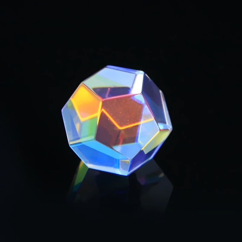 

Rainbow Prism Optical Glass Multi-faceted Bright Light Combine Physics Teaching Refracted Light Spectrum Experiment Instrument