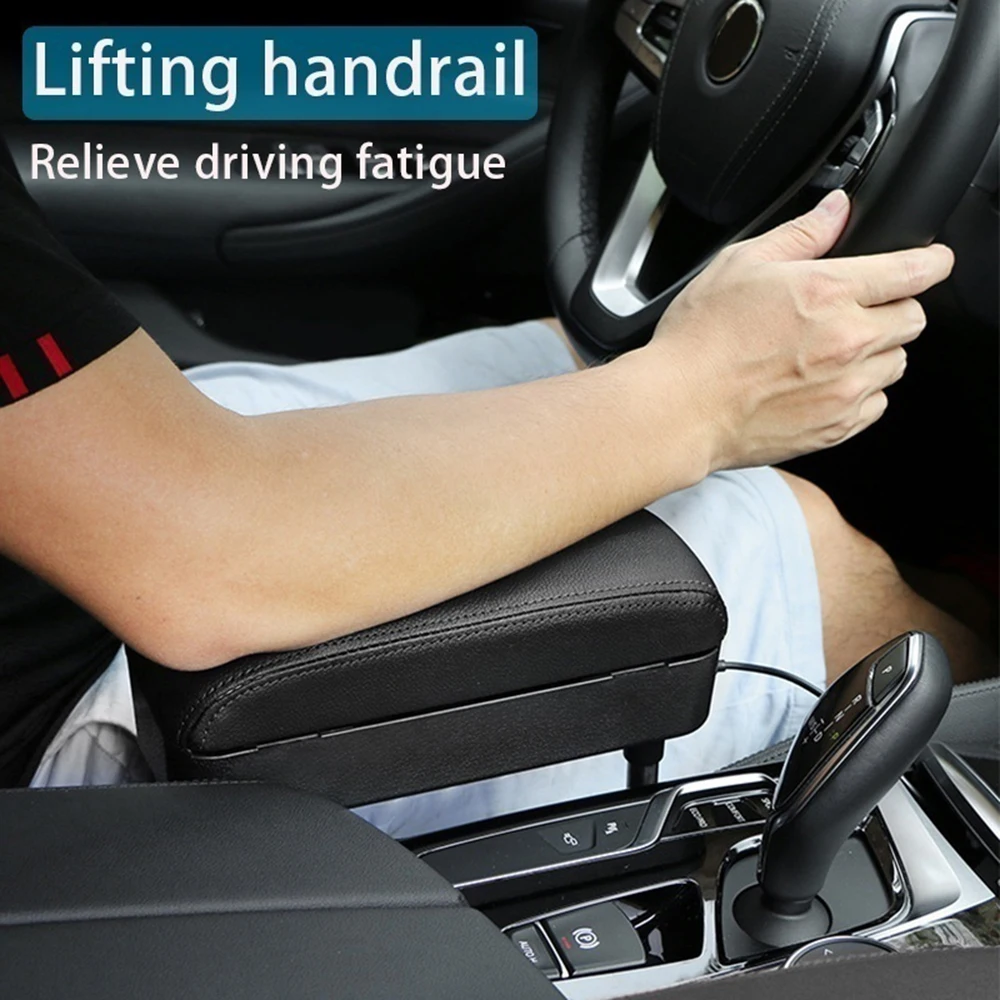 Дешево Подлокотник для автомобиля, регулируемая центральная консоль, для стайлинга автомобиля