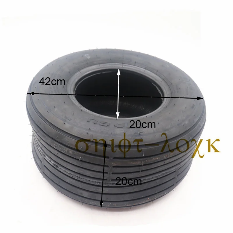 Бескамерная шина 225/55-8 18X-8 с передней ступицей для электрического скутера Citycoco