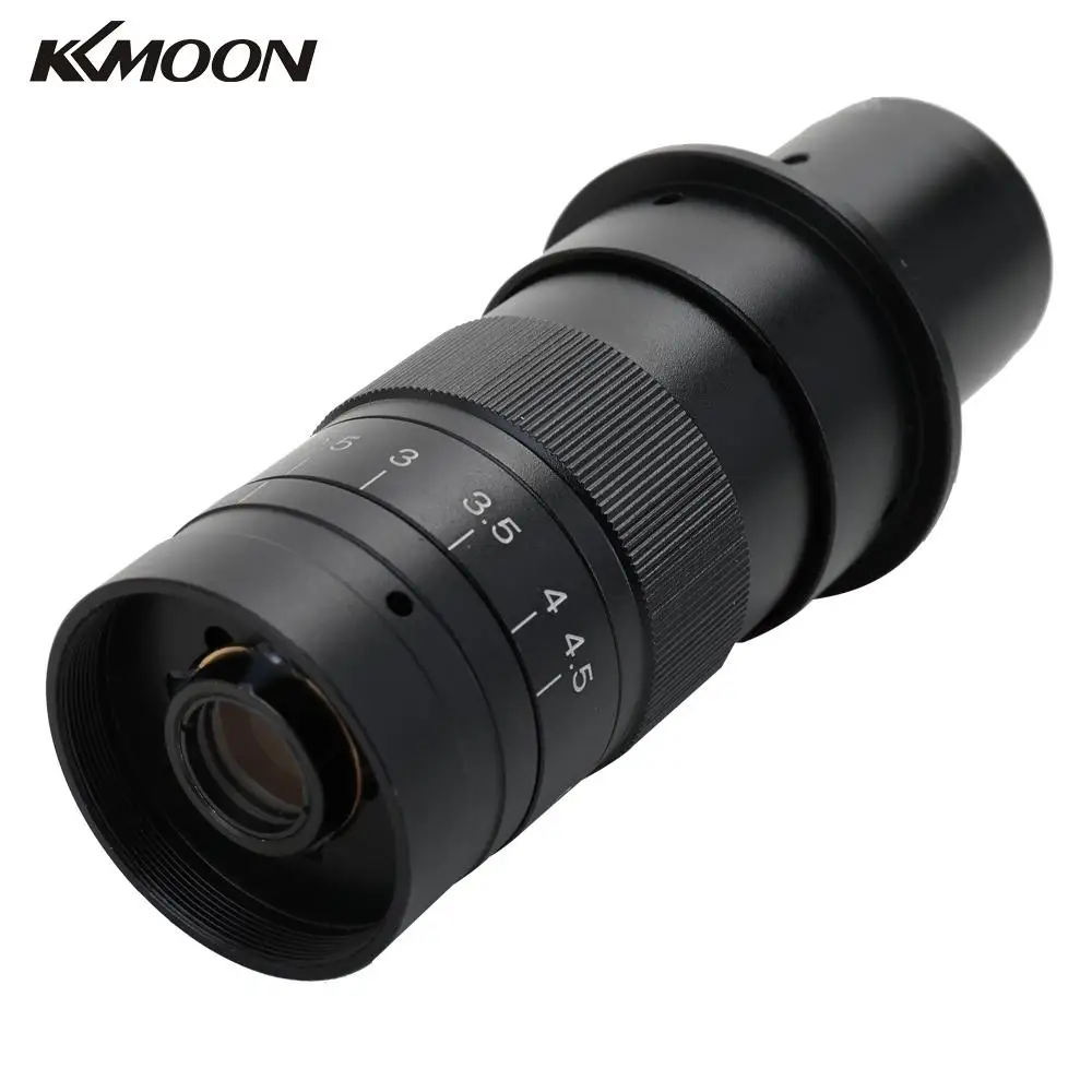 KKMOON Регулируемый 180X 120X 300X 200X 130X зум C образный объектив 0.7X ~ 4.5X увеличение 25 мм для