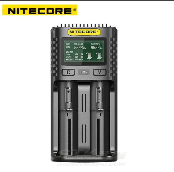 Зарядное устройство Nitecore UM2 с двумя USB разъемами зарядное интеллектуальной