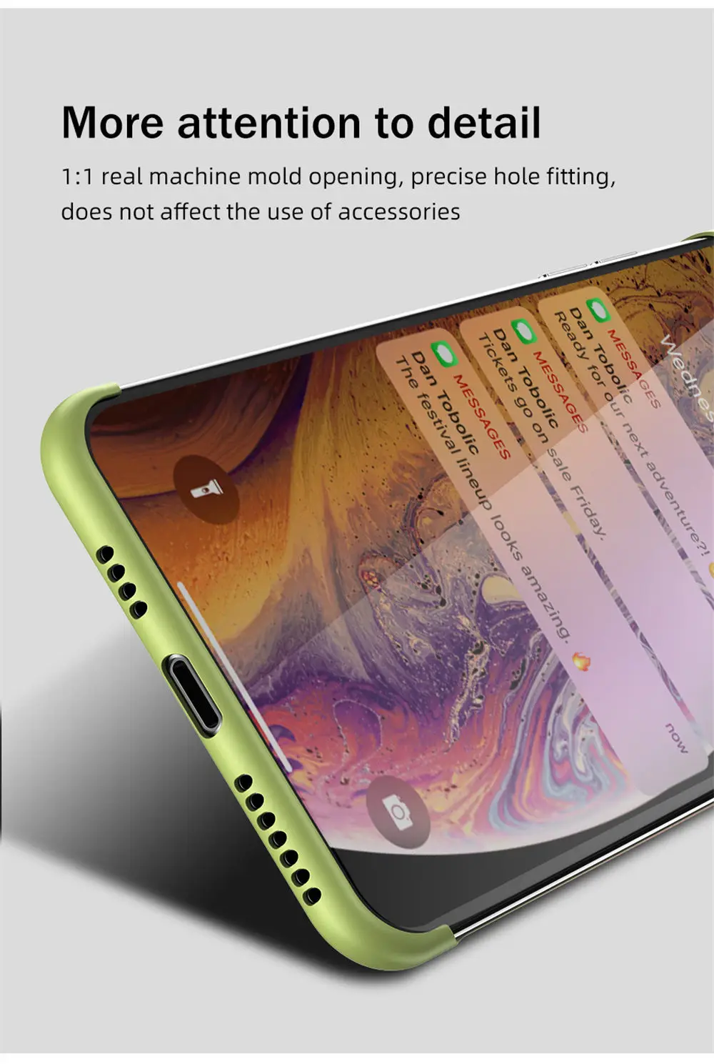 LHLMHL Жесткий ПК с эффектом потертости безрамный чехол для телефона iphone 6 S 7 8 Plus XR X XS