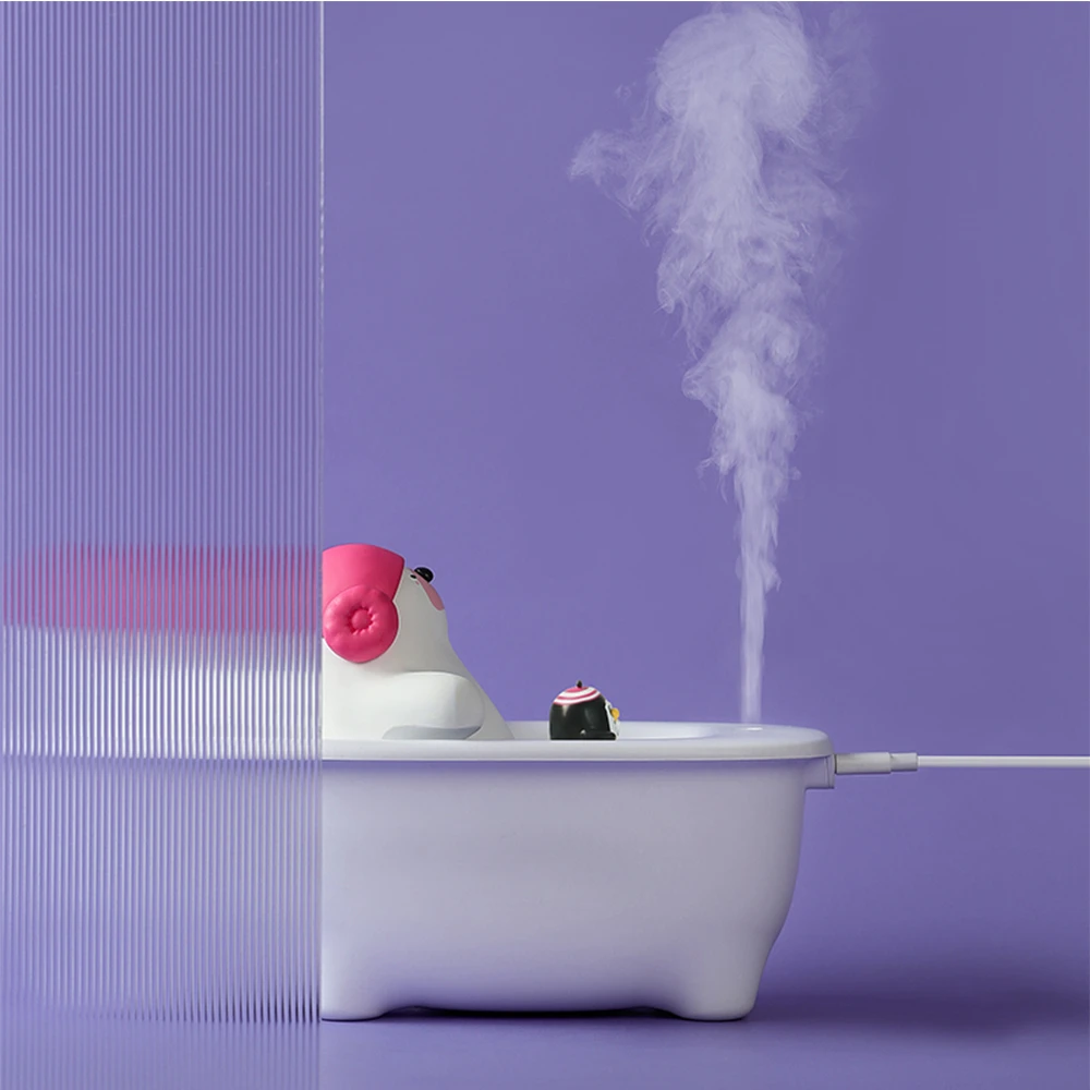 

Polar Bear Bathtub Air Humidifier USB Mist Maker Atomizer for Kids Gift Mute Ultrasonic Cool Aroma Diffuser Humidificador