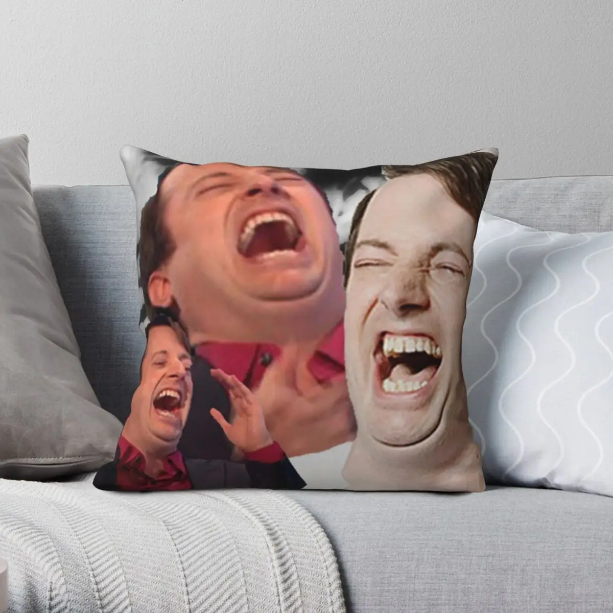 

Давид Митчел гистереческий Смеющийся квадратный чехол для подушки из полиэстера и льна с бархатным узором на молнии декоративный чехол для...