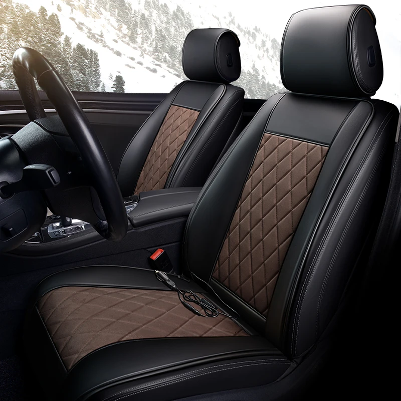Car Heating Cushion Auto Covers for Jeep Compass 2007 2017 2018 Grand Cherokee Xj 2011 Patriot Renegade Wrangler Jk Tj | Автомобили и