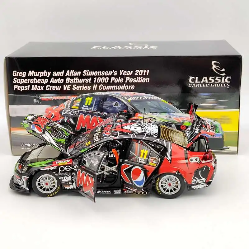 

Классический 1:18 для Грега Мерфи 2011 Supercheap Auto Bathurst 1000 Pole P ~ psi Max Crew VE Series II