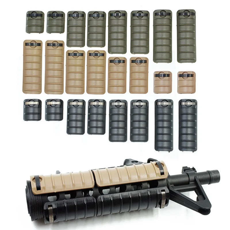 

8Pcs/set Handguard Panel Rail Cover for M16 Rifle Military Airsoft 20mm Picatinny Weaver Rail Cover Hunting Accessories