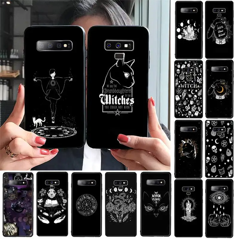 

Witchcraft Dark Witch Phone Case For Samsung Galaxy S20 S10 Plus S10E S5 S6 S7edge S8 S9 S9Plus S10lite 2020