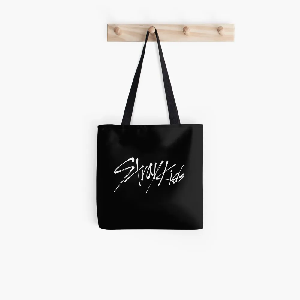 

[MYKPOP]Straykids Canvas Bag Casual Shopping Bag Cotton Green Item KPOP Fans Collection SA20071110