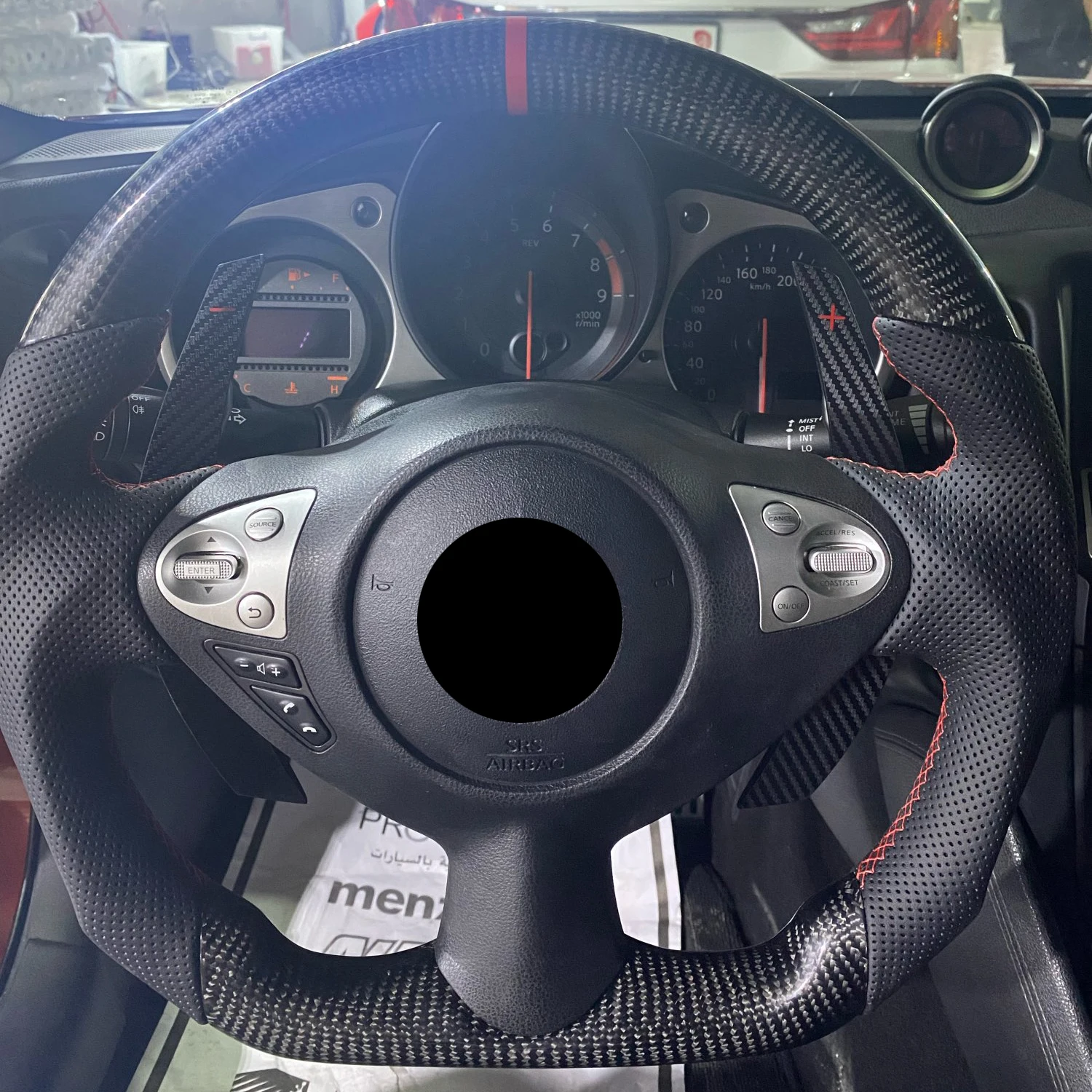 

Carbon Fiber Car Steering Wheel For Infiniti QX30 Q50L EX QX70 FX Q70L Hybrid Q50 QX80 QX50 Q70L Q60 QX60 QX50 2017 2018...