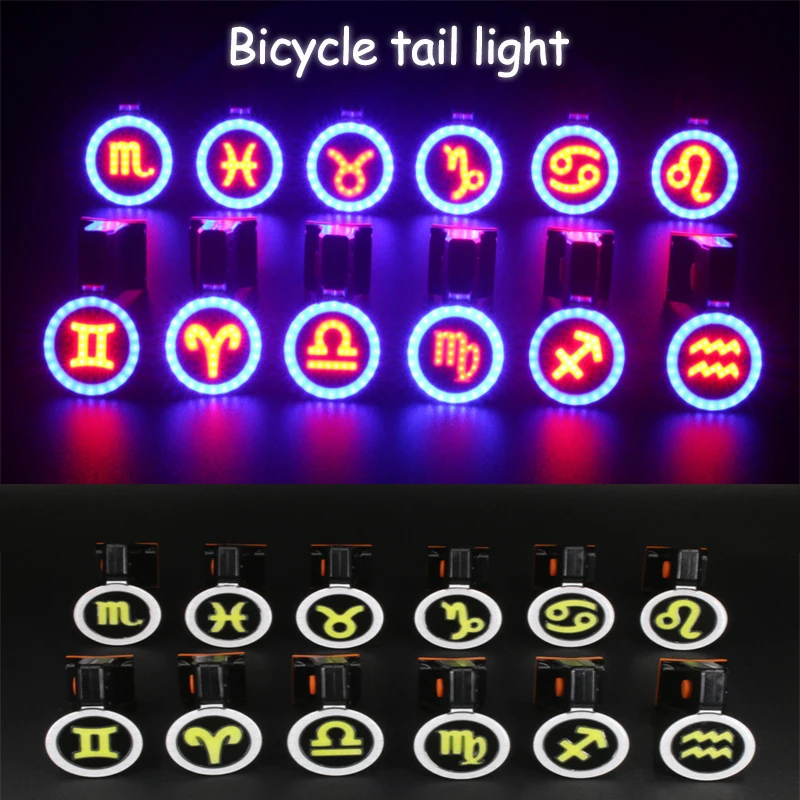 

Rechargeable MTB Bicycle Lights 5 Modes Bright LED Taillight Night Riding Warning Back Lamp Bicycle Accessories IPX65 Waterproof