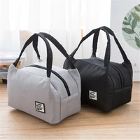oxford cloth thickened waterproof oilproof lunch bags keep warmcool bento pearl handbag
