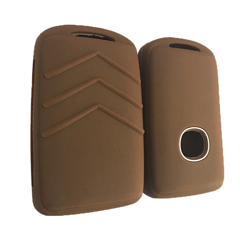brown 1pc Силиконовый чехол для ключей, чехол для Mazda 3 Alexa 3, Новое поступление, седан, хэтчбек, пульт дистанционного управления, крышка для ключей, держатель, оболочка - Название цвета: brown 1pc