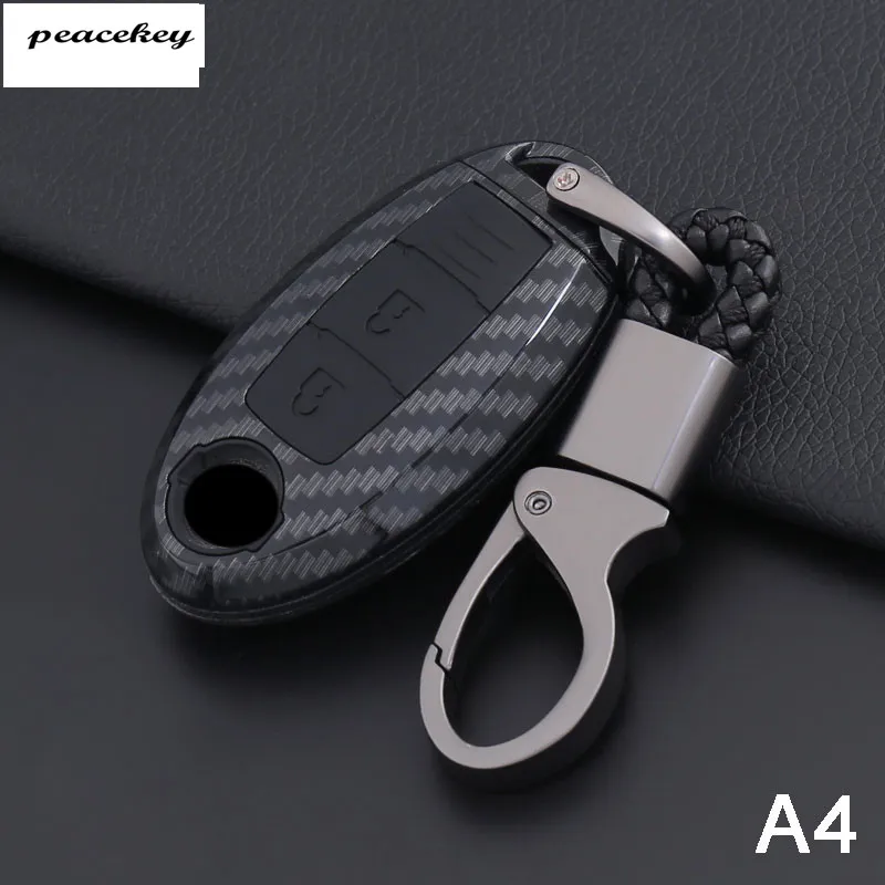Силиконовый чехол для ключей от машины из углеродного волокна Nissan Versa Maxima Altima Rogue
