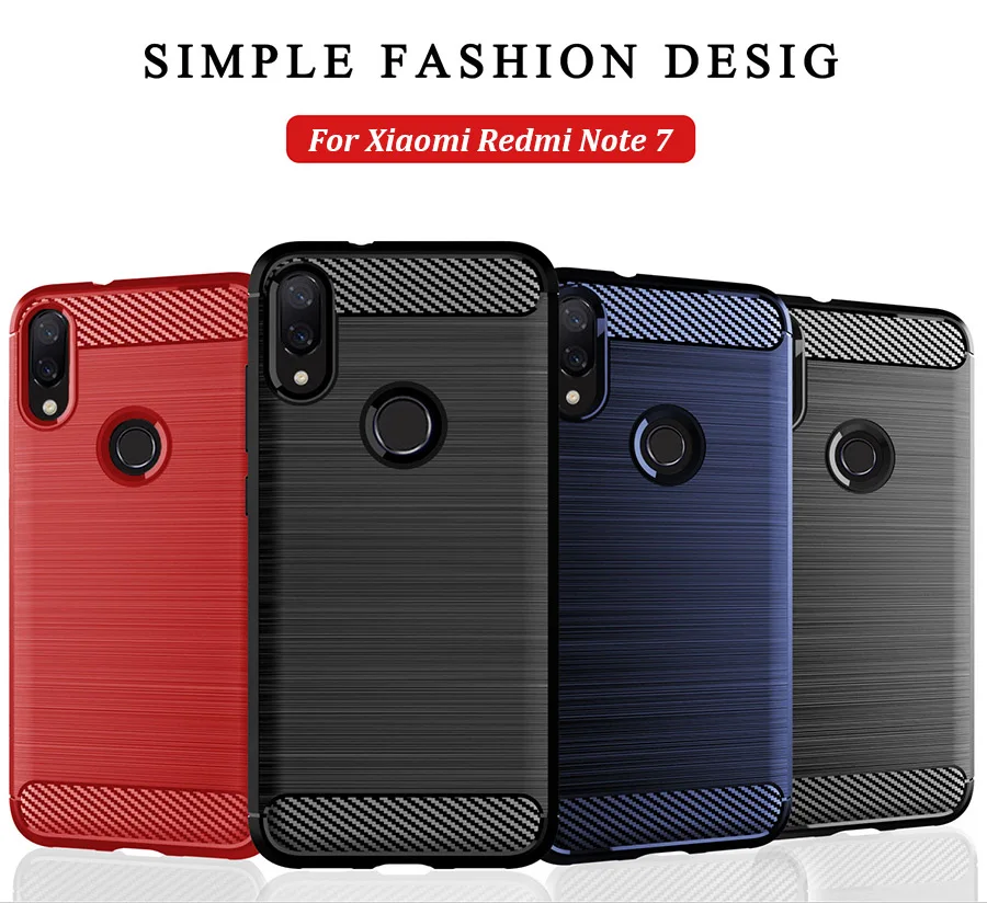 Чехол для Xiaomi Redmi Note 7 чехол силиконовый защитный бампер противоударный телефона s